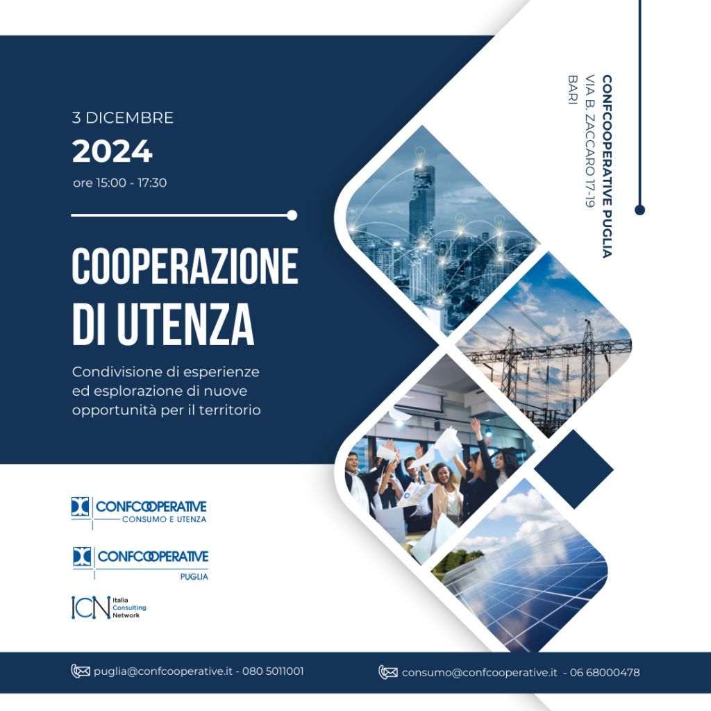 Incontri di promozione della cooperazione di utenza